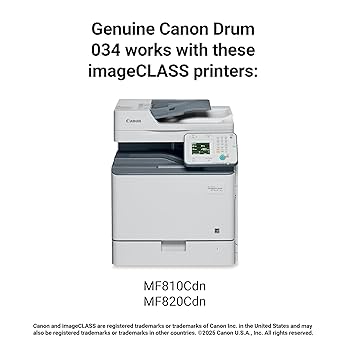 Amazon.com: Canon Genuine 034 Black Drum Cartridge